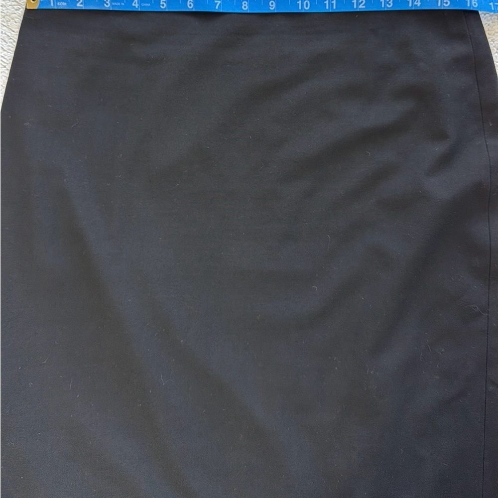 Ann Taylor Black Lined Stretch Pencil Skirt Size 8 - Picture 5 of 8
